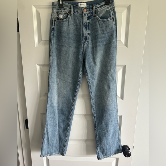 Pistola Cassie Super High Rise Straight Leg in April Showers - Picture 4 of 8